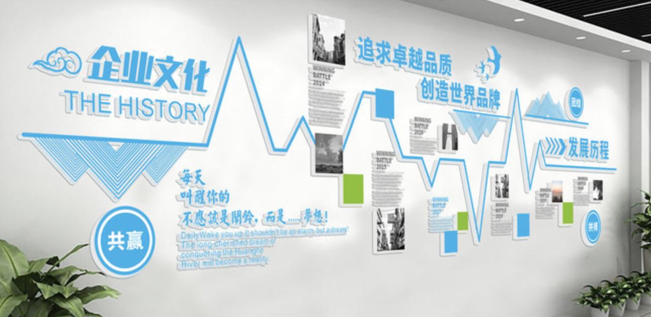 高端大氣創(chuàng)新企業(yè)辦公室文化墻設(shè)計(jì)(圖4) 高端大氣創(chuàng)新企業(yè)辦公室文化墻設(shè)計(jì)(圖4)